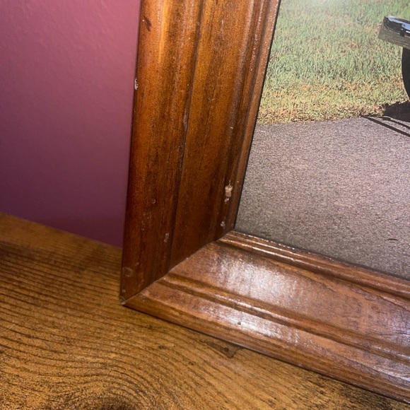 VINTAGE ANTIQUE 1931 CADILLAC CAR PICTURE FRAME - Picture 5 of 8